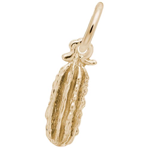 14K Gold Pickle Charm by Rembrandt Charms 14K Gold Pickle Charm by Rembrandt Charms