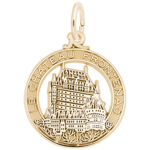 14K Gold Chateau Frontenac Charm by Rembrandt Charms 14K Gold Chateau Frontenac Charm by Rembrandt Charms