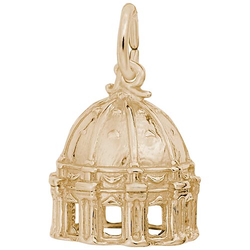 14k Gold St Peter's Basilica Charm by Rembrandt Charms 14k Gold St Peter's Basilica Charm by Rembrandt Charms